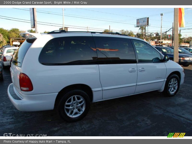 Bright White / Mist Gray 2000 Dodge Grand Caravan Sport