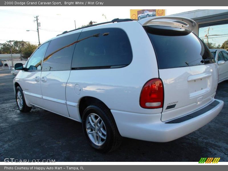 Bright White / Mist Gray 2000 Dodge Grand Caravan Sport