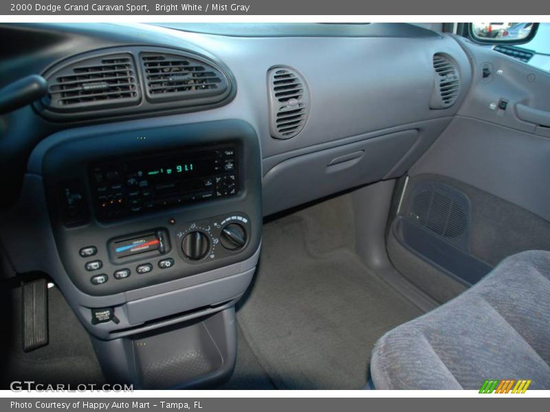 Bright White / Mist Gray 2000 Dodge Grand Caravan Sport