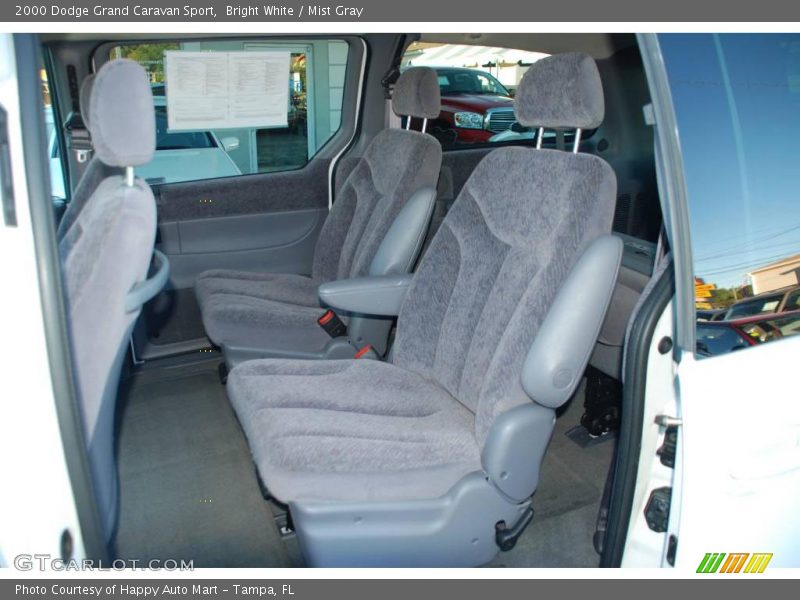 Bright White / Mist Gray 2000 Dodge Grand Caravan Sport