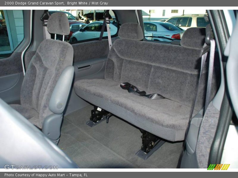Bright White / Mist Gray 2000 Dodge Grand Caravan Sport