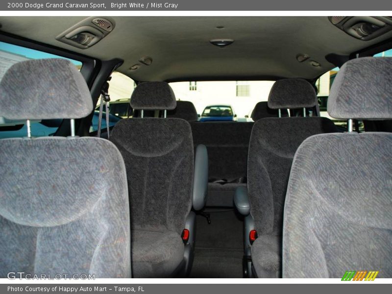 Bright White / Mist Gray 2000 Dodge Grand Caravan Sport