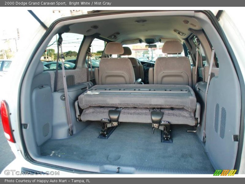 Bright White / Mist Gray 2000 Dodge Grand Caravan Sport