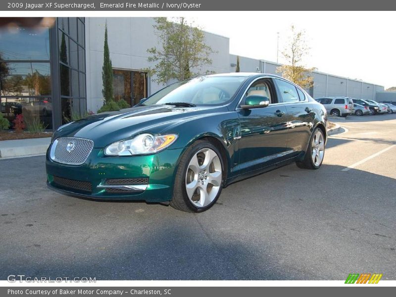 Emerald Fire Metallic / Ivory/Oyster 2009 Jaguar XF Supercharged