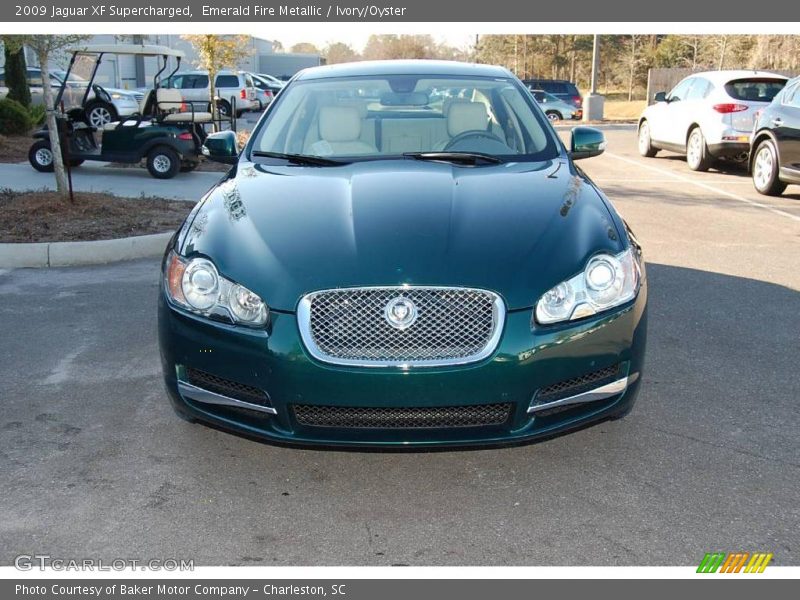 Emerald Fire Metallic / Ivory/Oyster 2009 Jaguar XF Supercharged
