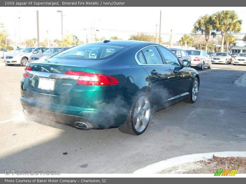 Emerald Fire Metallic / Ivory/Oyster 2009 Jaguar XF Supercharged