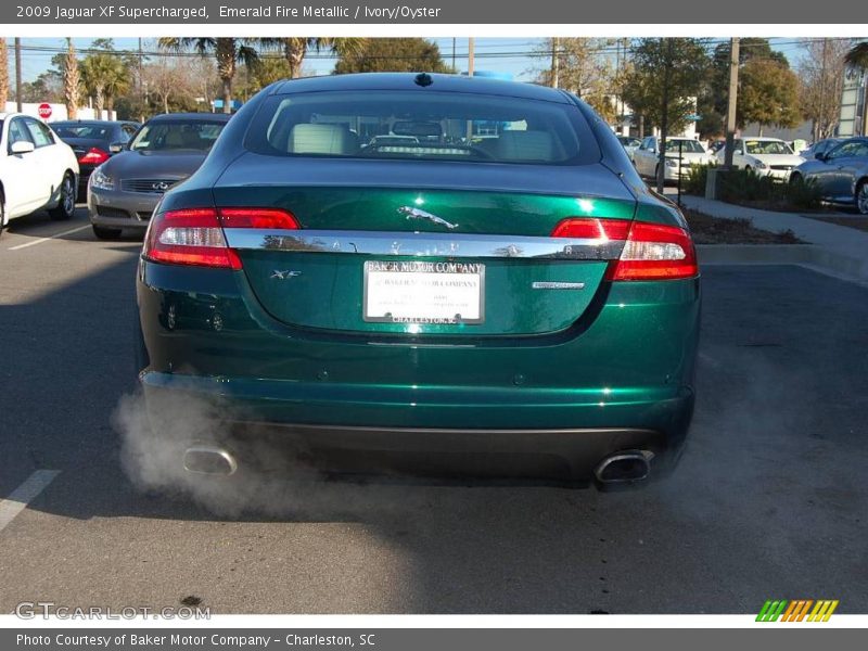 Emerald Fire Metallic / Ivory/Oyster 2009 Jaguar XF Supercharged