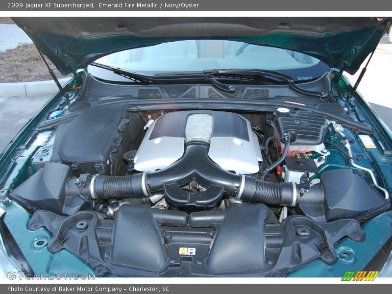 Emerald Fire Metallic / Ivory/Oyster 2009 Jaguar XF Supercharged