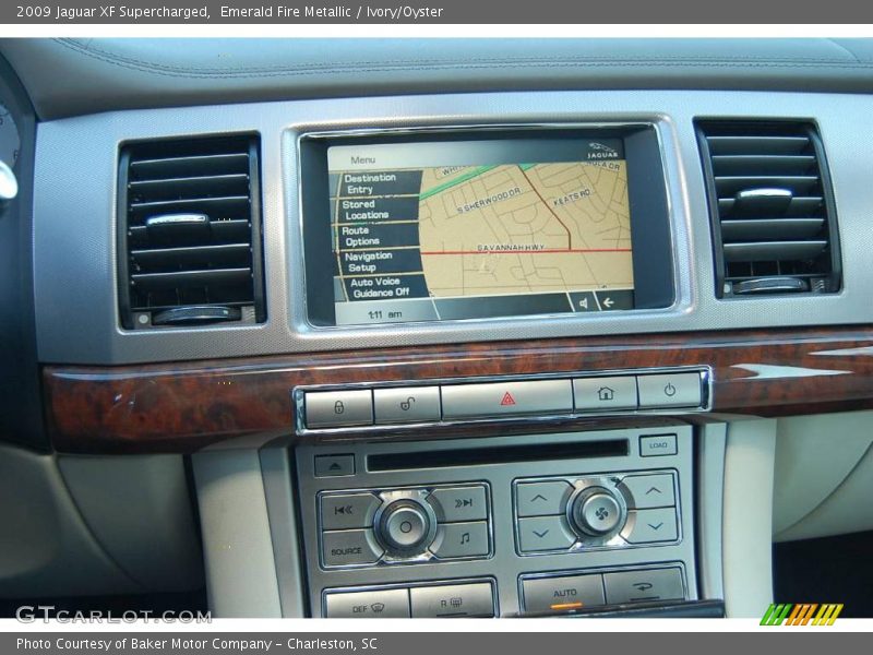 Emerald Fire Metallic / Ivory/Oyster 2009 Jaguar XF Supercharged