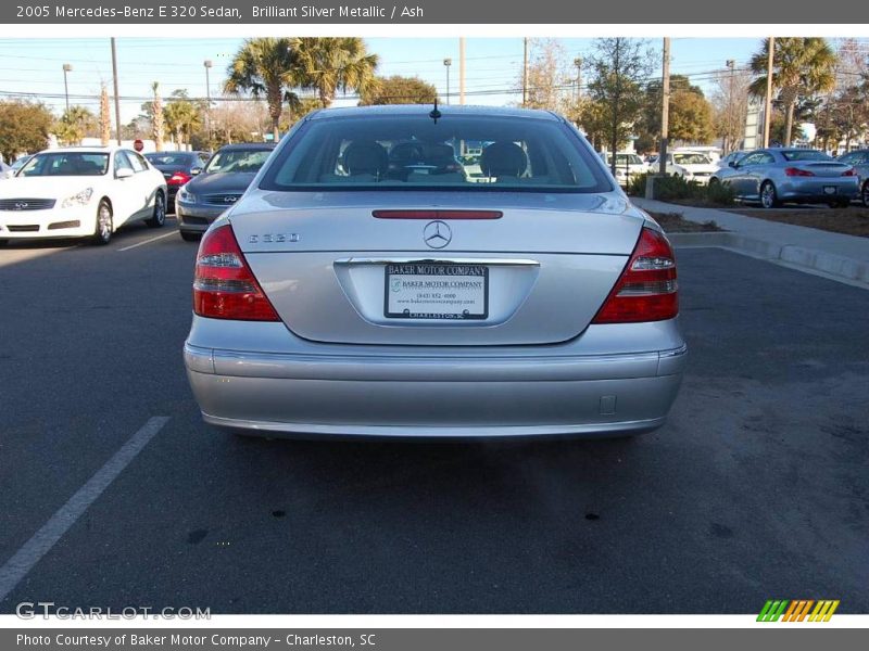 Brilliant Silver Metallic / Ash 2005 Mercedes-Benz E 320 Sedan