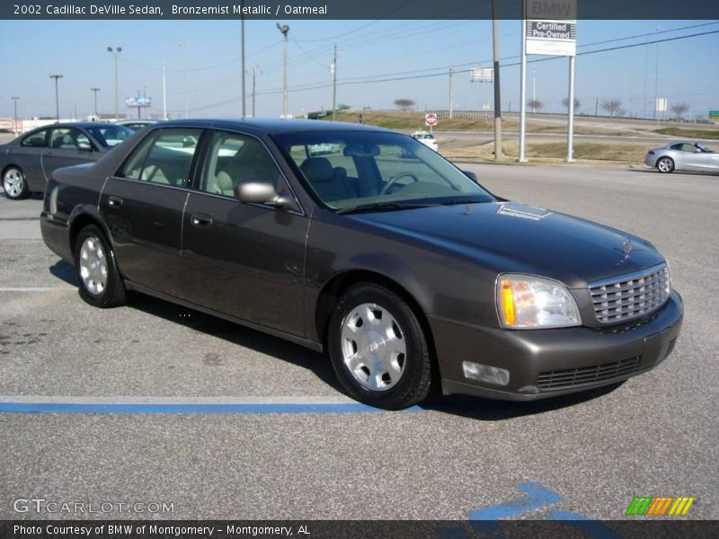 Bronzemist Metallic / Oatmeal 2002 Cadillac DeVille Sedan