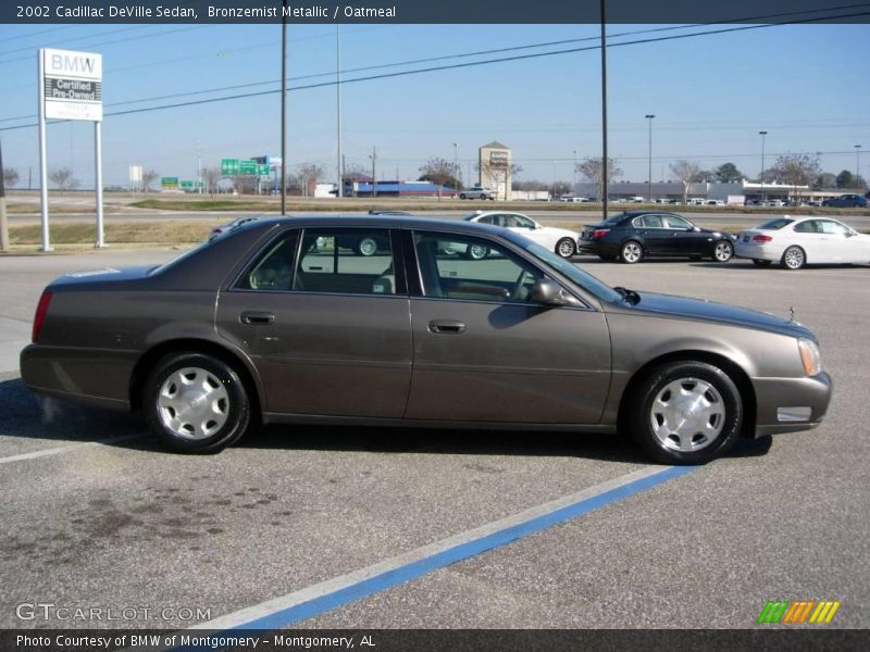 Bronzemist Metallic / Oatmeal 2002 Cadillac DeVille Sedan