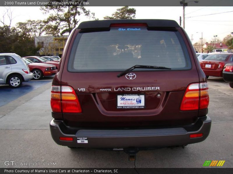 Mahogany Pearl / Oak 2000 Toyota Land Cruiser