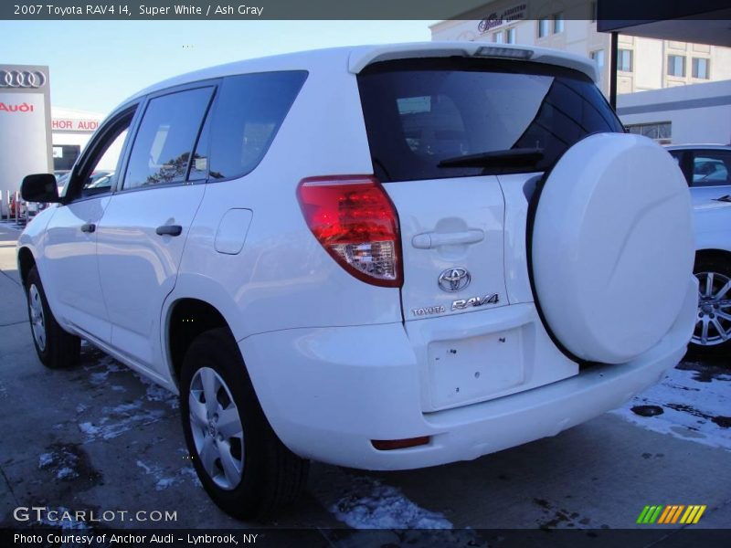 Super White / Ash Gray 2007 Toyota RAV4 I4