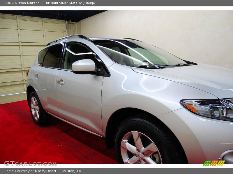 Brilliant Silver Metallic / Beige 2009 Nissan Murano S