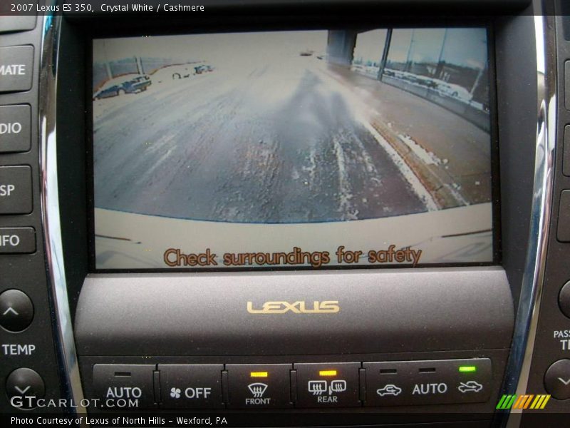 Crystal White / Cashmere 2007 Lexus ES 350