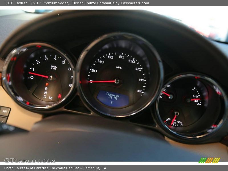 Tuscan Bronze ChromaFlair / Cashmere/Cocoa 2010 Cadillac CTS 3.6 Premium Sedan