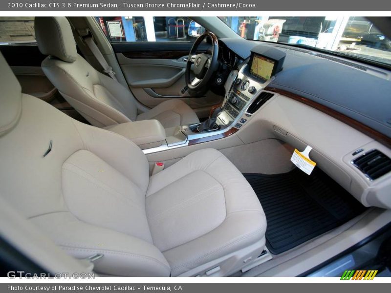 Tuscan Bronze ChromaFlair / Cashmere/Cocoa 2010 Cadillac CTS 3.6 Premium Sedan