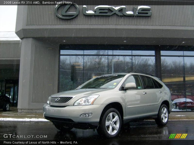Bamboo Pearl / Ivory 2008 Lexus RX 350 AWD