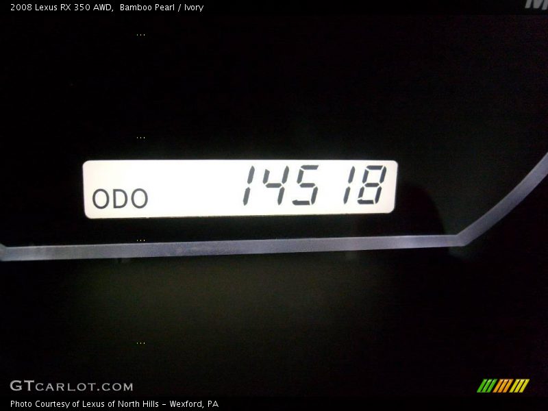 Bamboo Pearl / Ivory 2008 Lexus RX 350 AWD