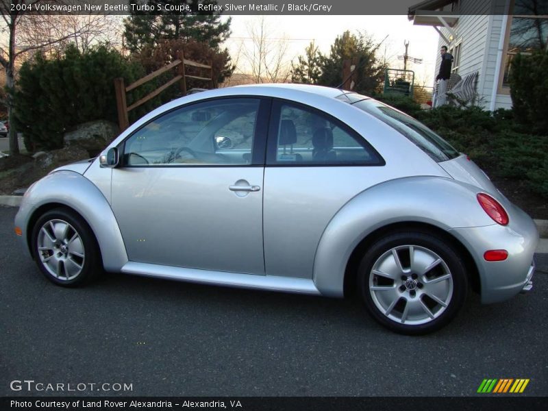 Reflex Silver Metallic / Black/Grey 2004 Volkswagen New Beetle Turbo S Coupe