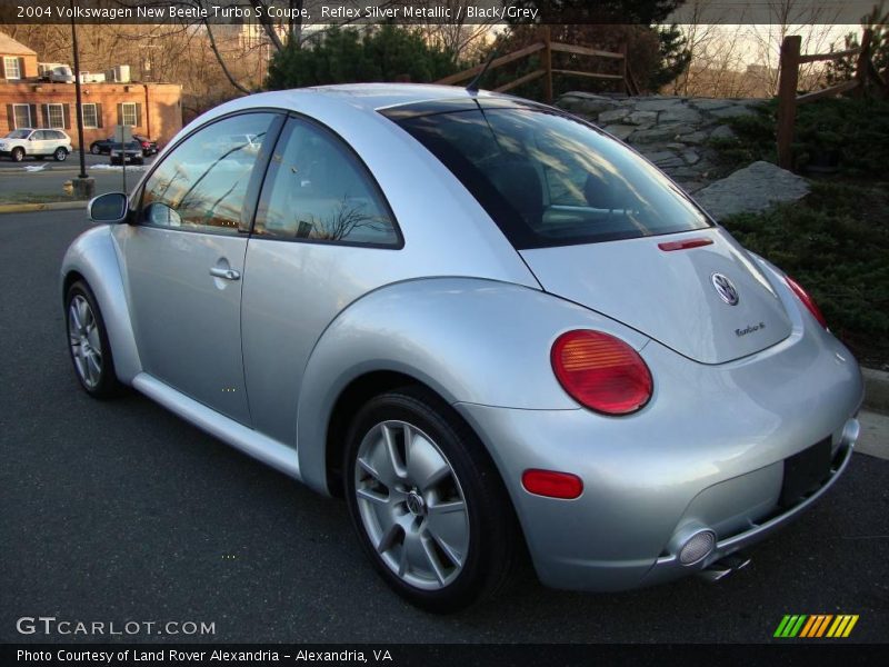 Reflex Silver Metallic / Black/Grey 2004 Volkswagen New Beetle Turbo S Coupe