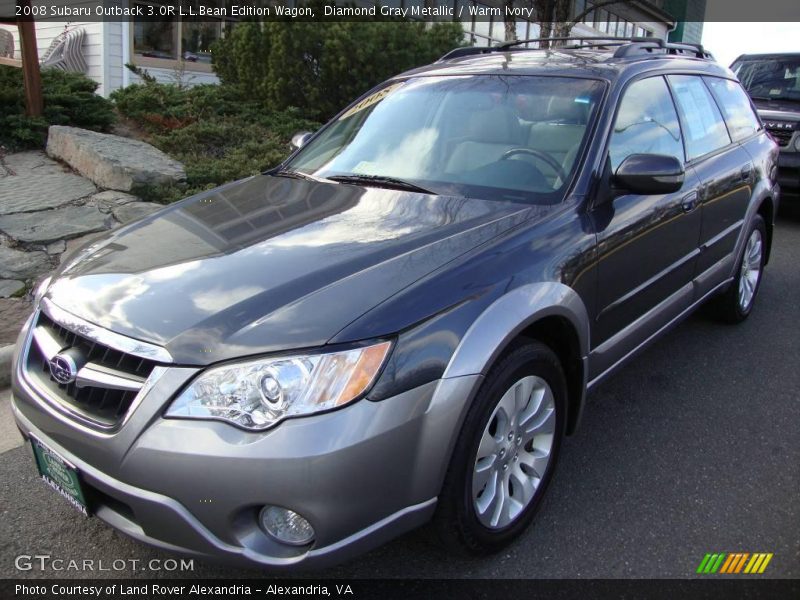 Diamond Gray Metallic / Warm Ivory 2008 Subaru Outback 3.0R L.L.Bean Edition Wagon