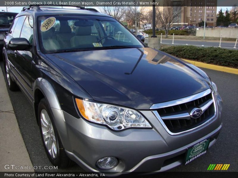 Diamond Gray Metallic / Warm Ivory 2008 Subaru Outback 3.0R L.L.Bean Edition Wagon