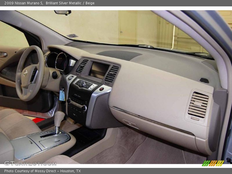 Brilliant Silver Metallic / Beige 2009 Nissan Murano S