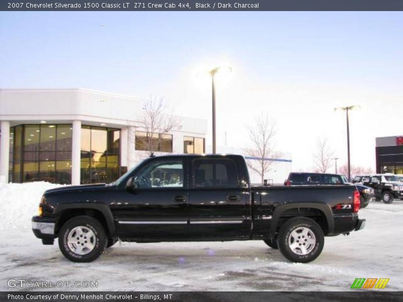 Black / Dark Charcoal 2007 Chevrolet Silverado 1500 Classic LT  Z71 Crew Cab 4x4