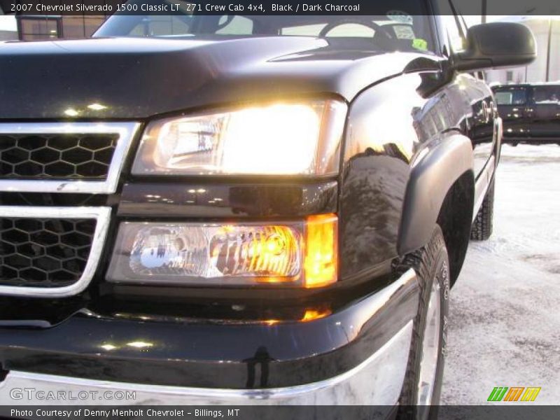 Black / Dark Charcoal 2007 Chevrolet Silverado 1500 Classic LT  Z71 Crew Cab 4x4