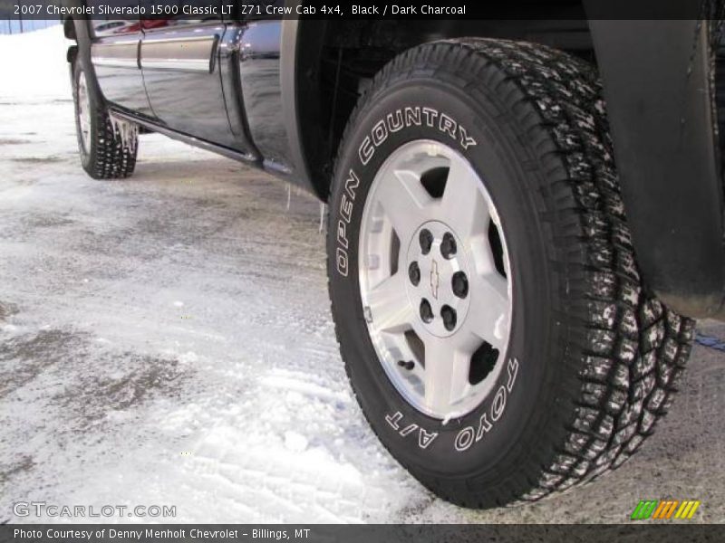 Black / Dark Charcoal 2007 Chevrolet Silverado 1500 Classic LT  Z71 Crew Cab 4x4