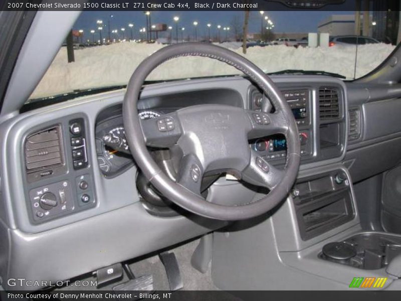Black / Dark Charcoal 2007 Chevrolet Silverado 1500 Classic LT  Z71 Crew Cab 4x4