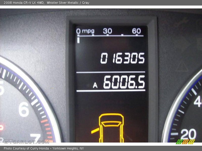 Whistler Silver Metallic / Gray 2008 Honda CR-V LX 4WD