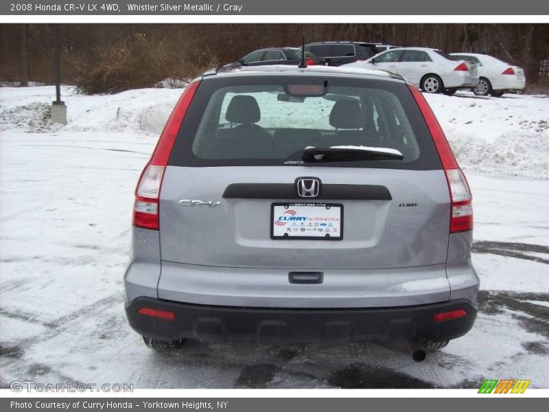 Whistler Silver Metallic / Gray 2008 Honda CR-V LX 4WD