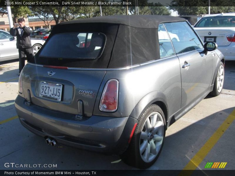 Dark Silver Metallic / Black/Panther Black 2006 Mini Cooper S Convertible