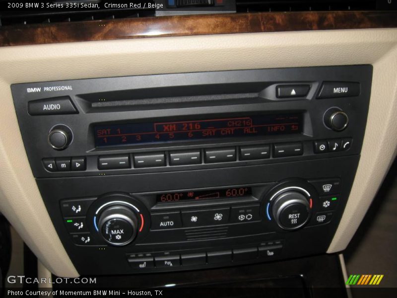 Crimson Red / Beige 2009 BMW 3 Series 335i Sedan