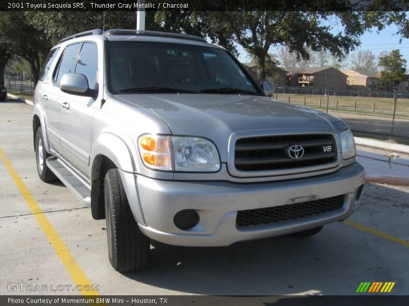 Thunder Gray Metallic / Charcoal 2001 Toyota Sequoia SR5