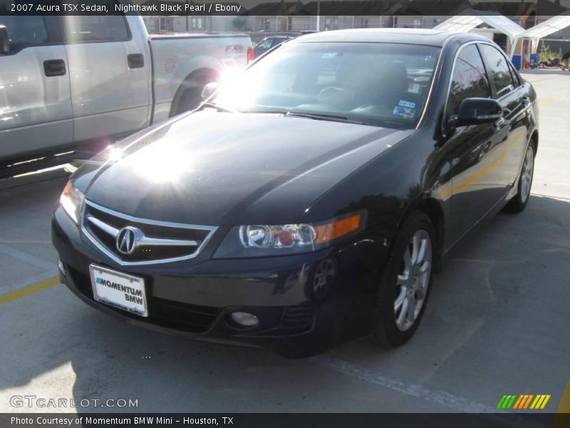 Nighthawk Black Pearl / Ebony 2007 Acura TSX Sedan