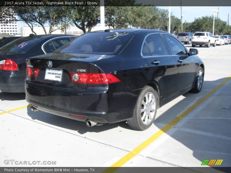 Nighthawk Black Pearl / Ebony 2007 Acura TSX Sedan