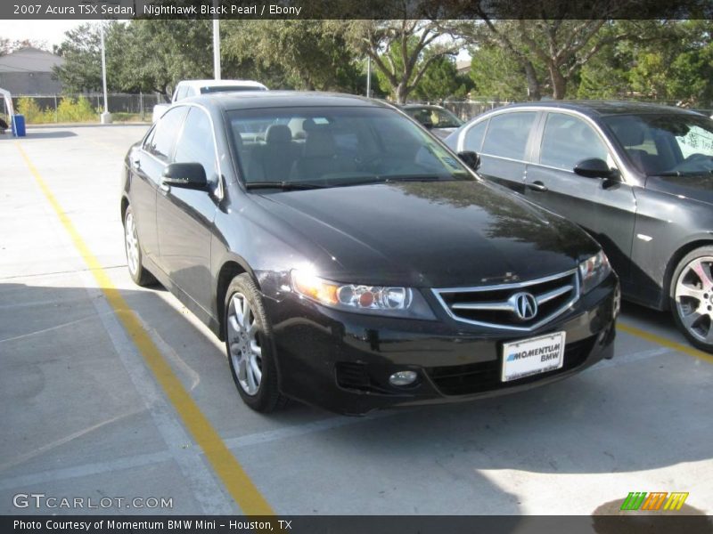 Nighthawk Black Pearl / Ebony 2007 Acura TSX Sedan