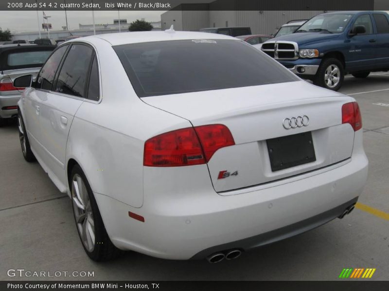 Ibis White / Black/Black 2008 Audi S4 4.2 quattro Sedan