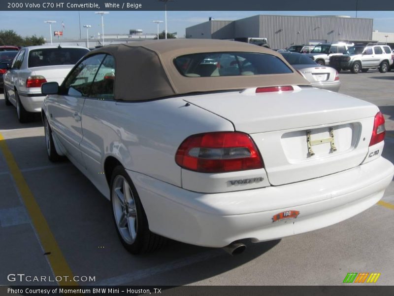 White / Beige 2000 Volvo C70 HT Convertible