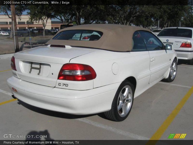 White / Beige 2000 Volvo C70 HT Convertible