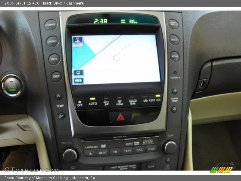 Black Onyx / Cashmere 2006 Lexus GS 430