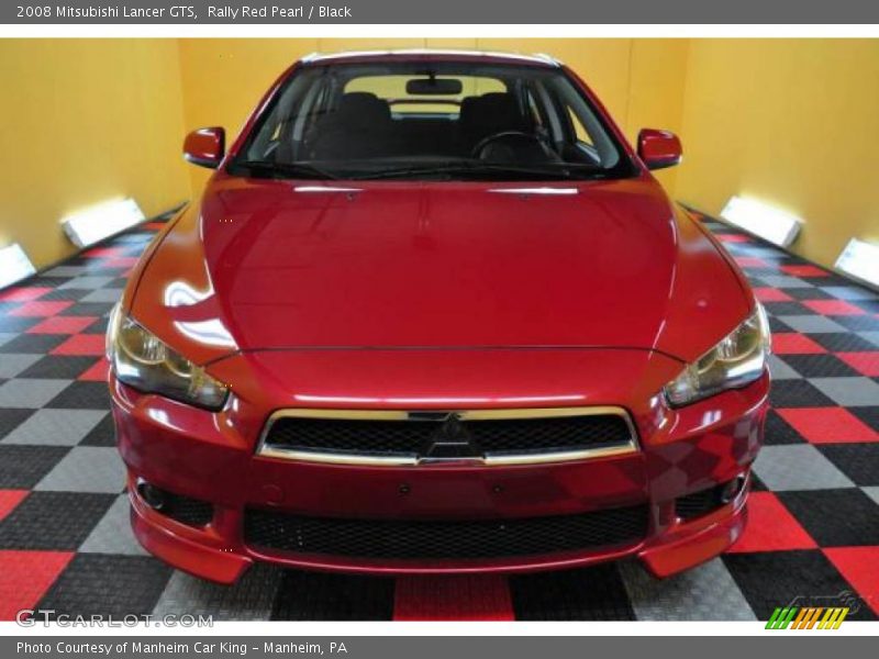 Rally Red Pearl / Black 2008 Mitsubishi Lancer GTS