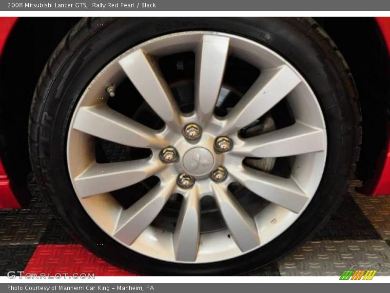 Rally Red Pearl / Black 2008 Mitsubishi Lancer GTS