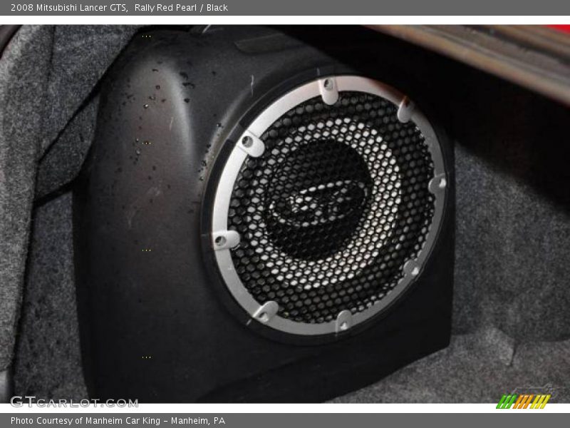 Rally Red Pearl / Black 2008 Mitsubishi Lancer GTS