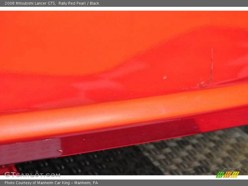Rally Red Pearl / Black 2008 Mitsubishi Lancer GTS