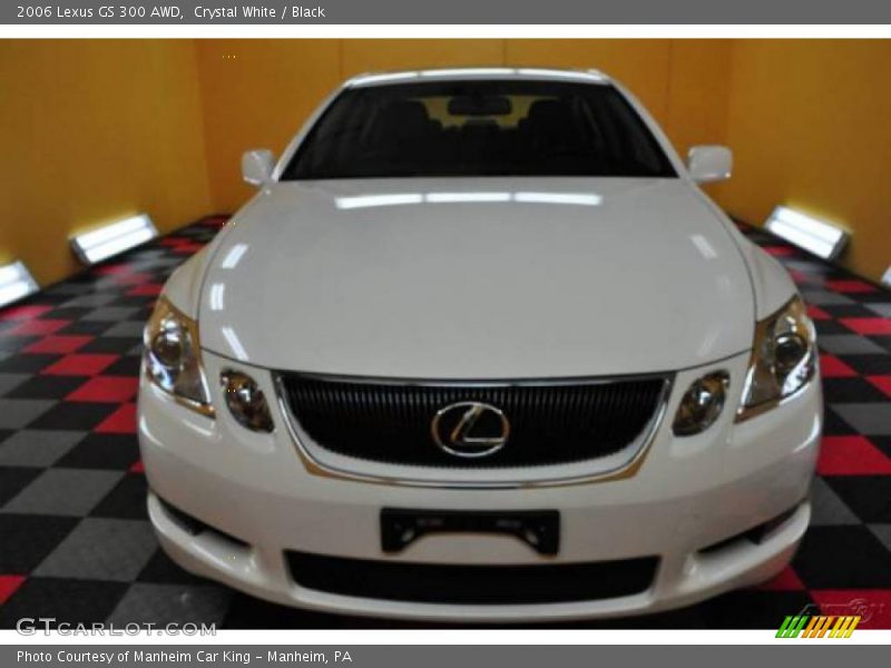Crystal White / Black 2006 Lexus GS 300 AWD